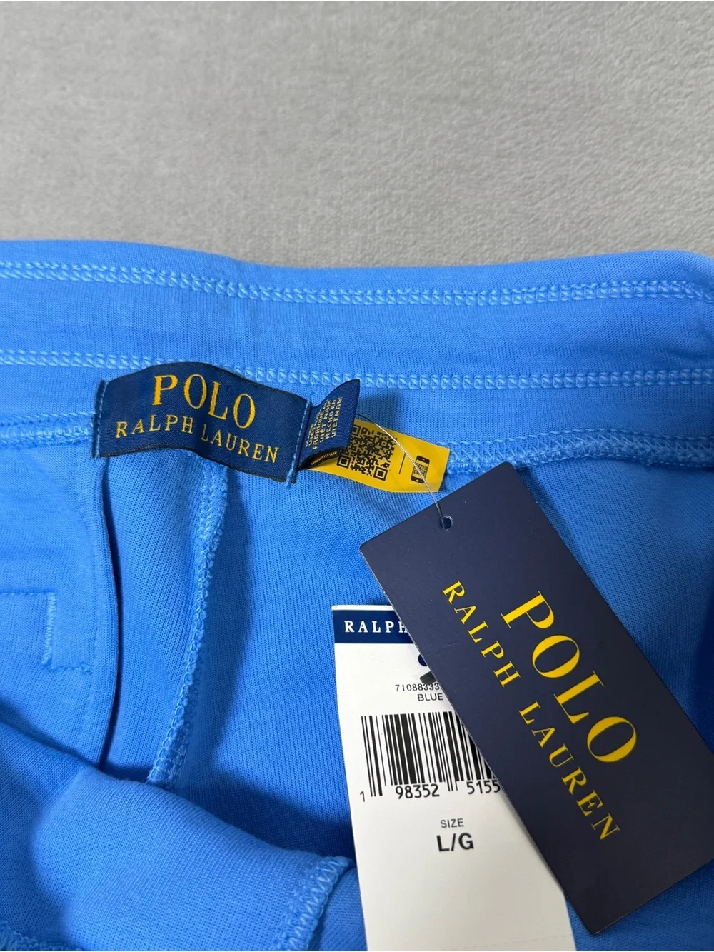 Polo Ralph Lauren Light Blue Double Knit Jogger Pants Men’s Large NWT $125